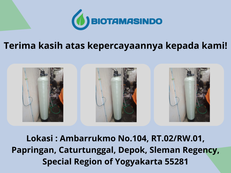 Filter Air Sumur Papringan Caturtunggal Jogja