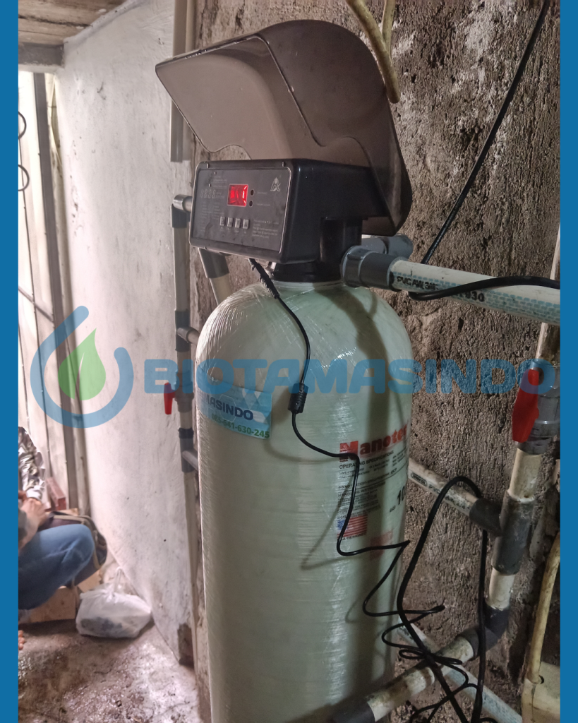 Filter Penjernih Air Sumur Besi Berwarna Kuning Wedomartani