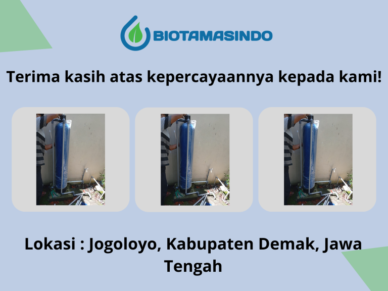 Penjernih Air Bersih Jogoloyo Wonosalam Demak