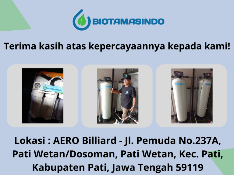 Filter Air Bersih & Air Minum - AERO Billiard Pati Jawa Tengah