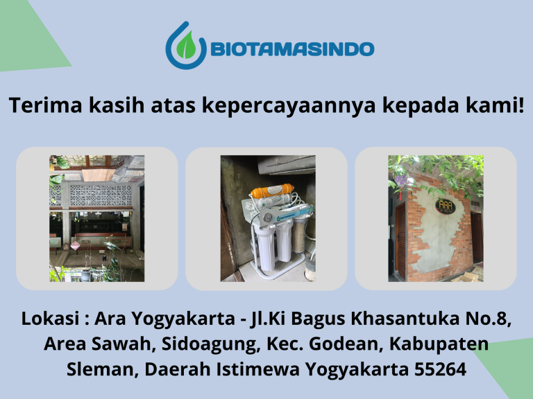 Mesin Air Minum Penginapan - ARA Yogyakarta