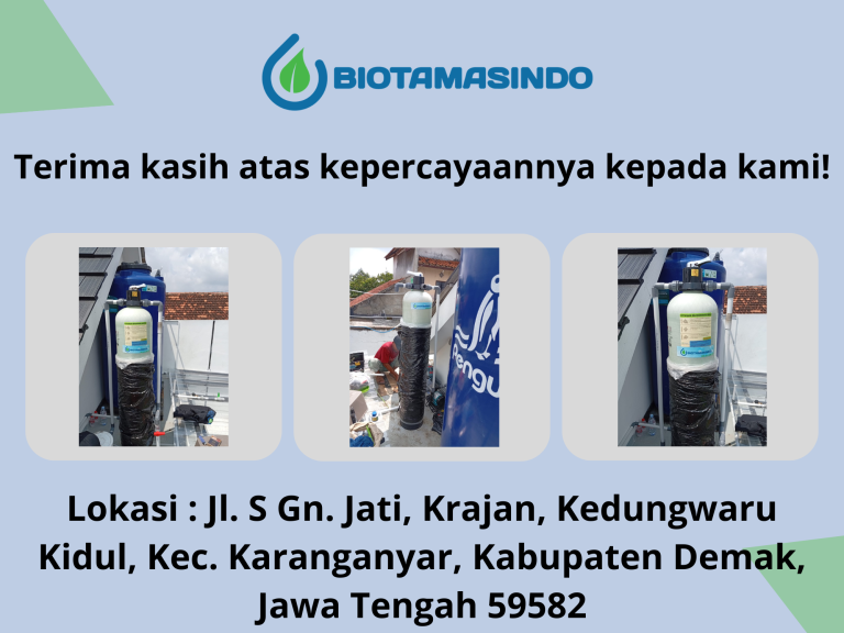 Filter Air Sumur Rumah Tangga Kedungwaru Demak