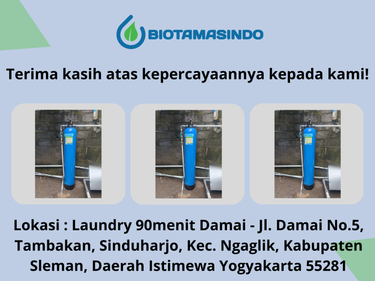 Filter Penjernih Air Laundry Express Jalan Damai
