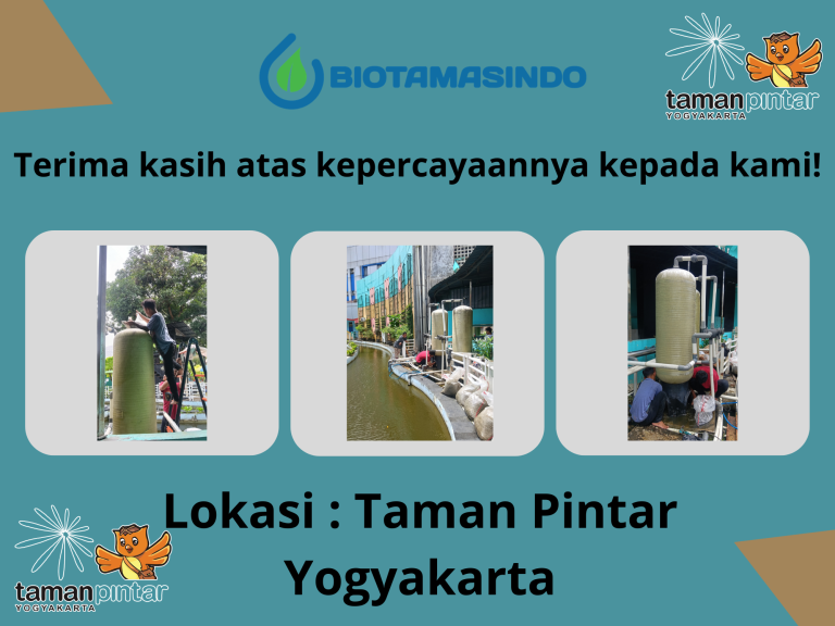 Penggantian Media Filter Air - Taman Pintar Yogyakarta