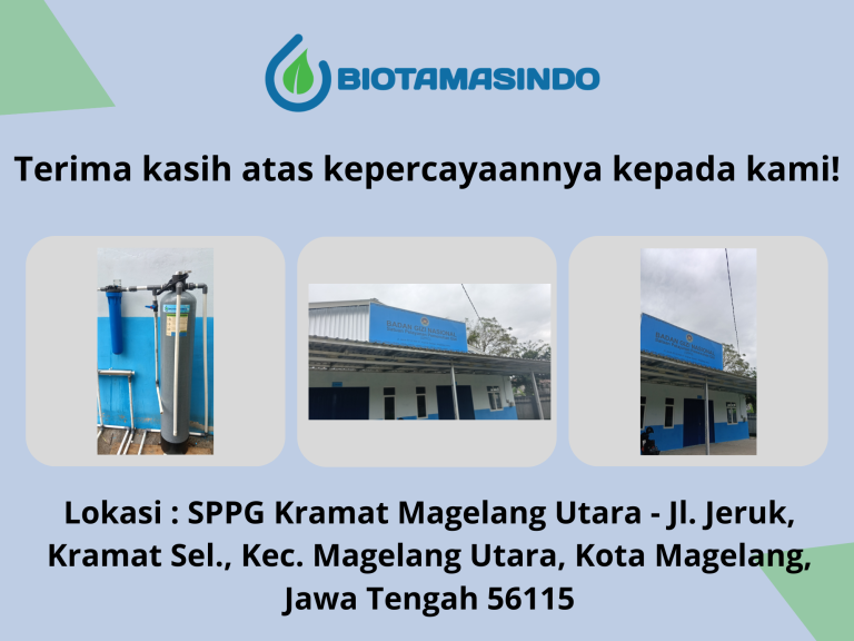 Filter Air Bersih Standart BGN - SPPG