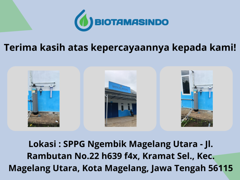 Filter Air Bersih - SPPG Ngembik Magelang Utara
