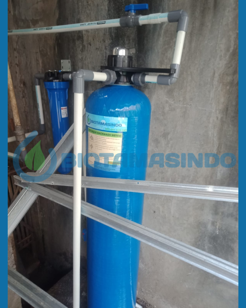 Filter Air Sumur Rumah Tangga Berwarna Kuning & Bau