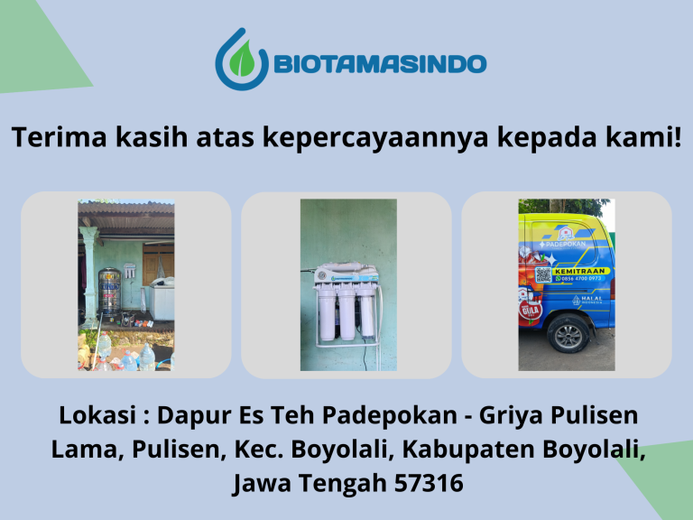 Filter Air Minum Boyolali Jawa Tengah - Teh Padepokan