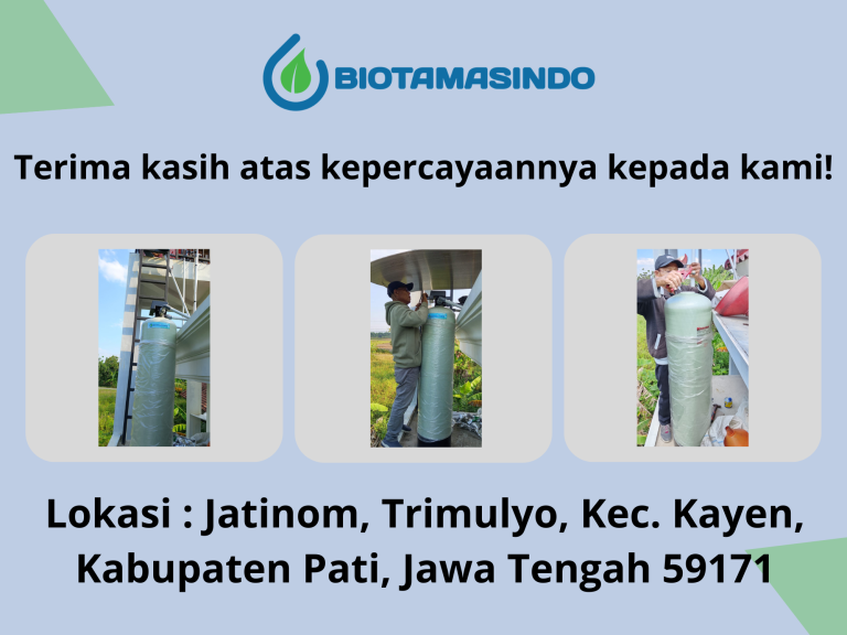 Penjernih Air Sumur - Kayen Pati Bergaransi
