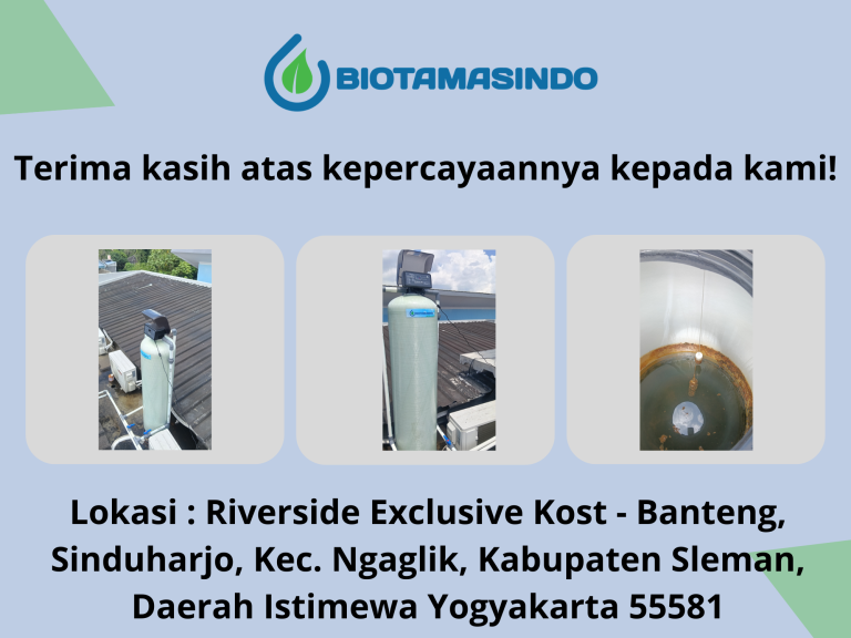 Filter Air Sumur Kuning Kost Riverside Banteng Sinduharjo