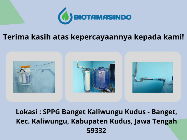 Filter Menghilangkan Bakteri e.coli - SPPG / Dapur MBG