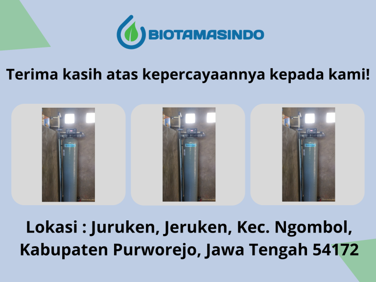 Filter Penjernih Air Sumur Rumah Tangga Purworejo