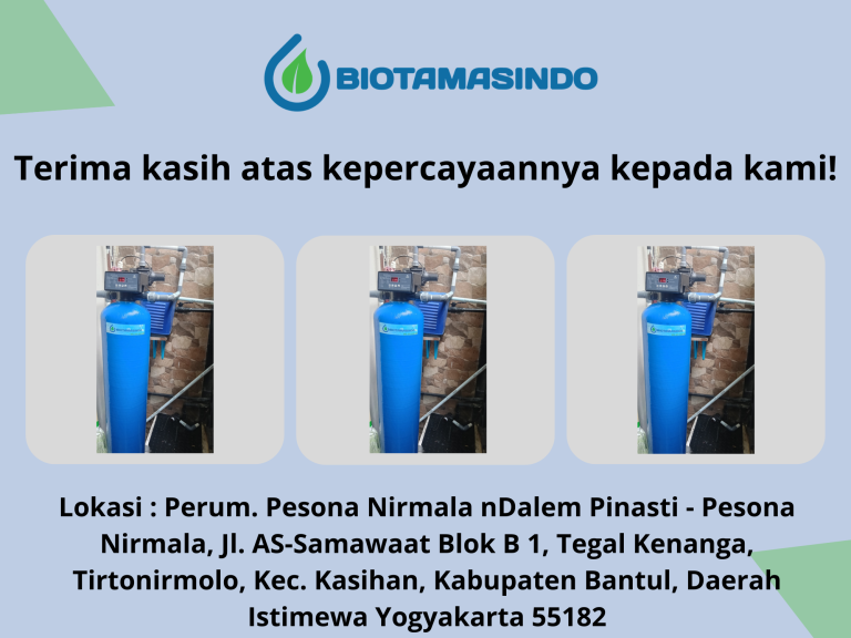 Penjernih Air Sumur Bau - Perum Pesona Nirmala nDalem Pinasti