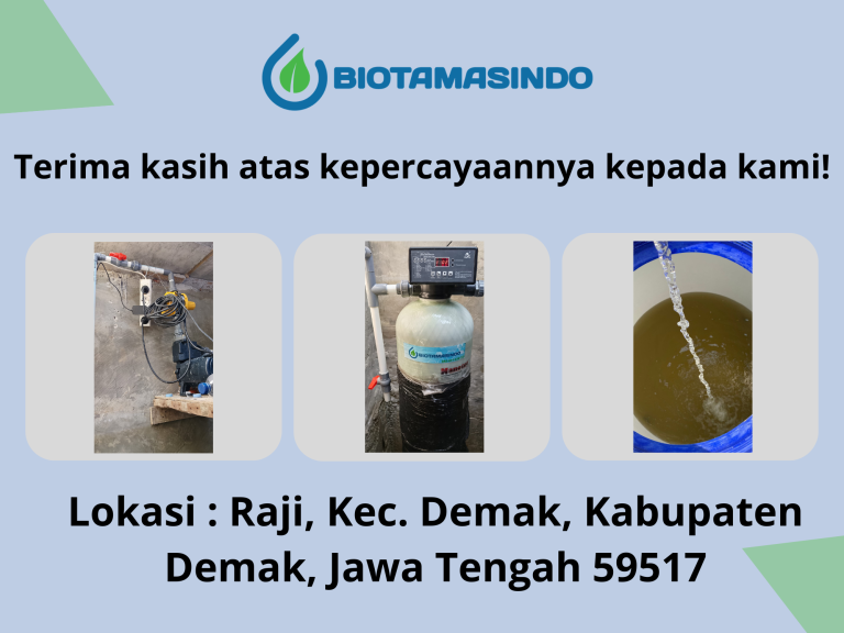 Filter Air Bersih Sumur Bor - Raji Demak Jawa Tengah