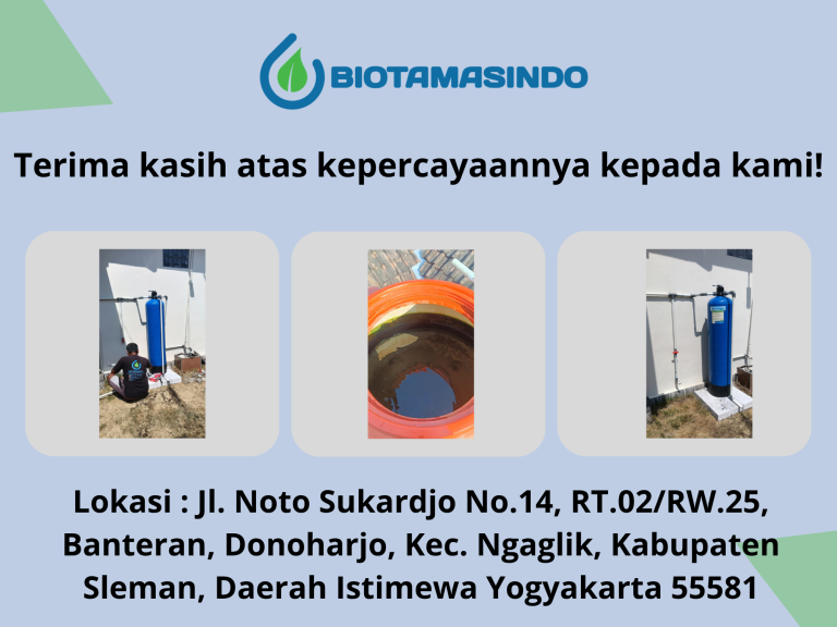 Filter Air Sumur Rumah Tangga - Donoharjo Ngaglik Sleman