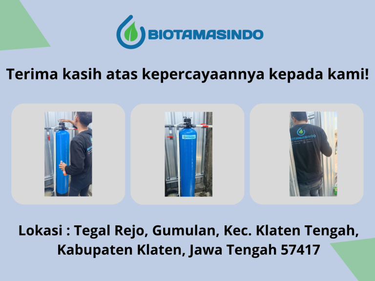 Filter Air Kapur - Gumulan Klaten Tengah