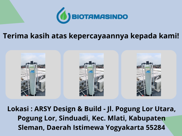 Filter Air Berpasir Sleman Yogyakarta | BIOTAMASINDO