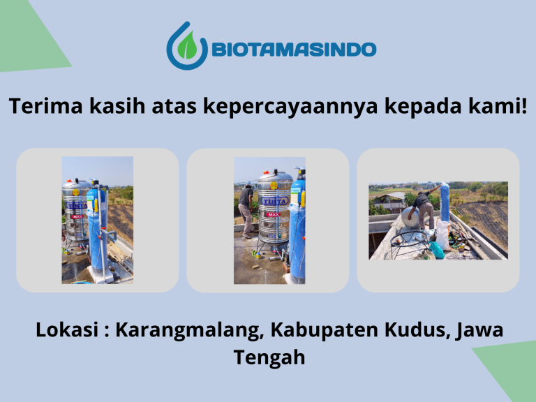 Filter Air Sumur Kuning Kudus | BIOTAMASINDO Water Treatment